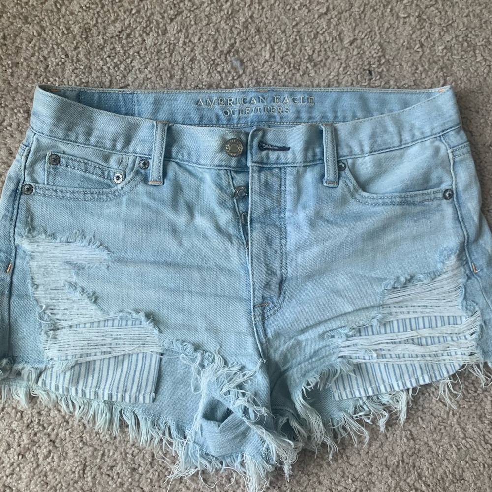 American Eagle Vintage High Rise Denim Shorts